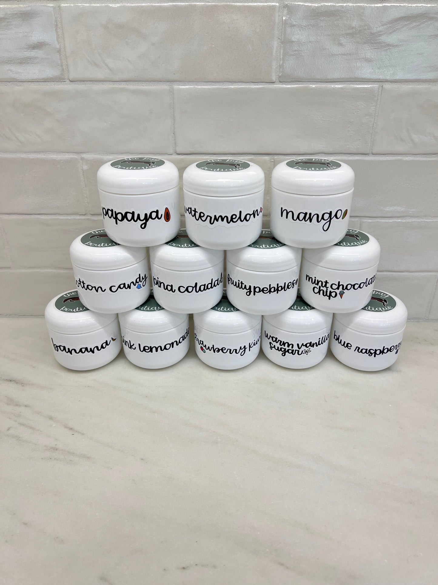 Summer Themed Scented Leather Balms