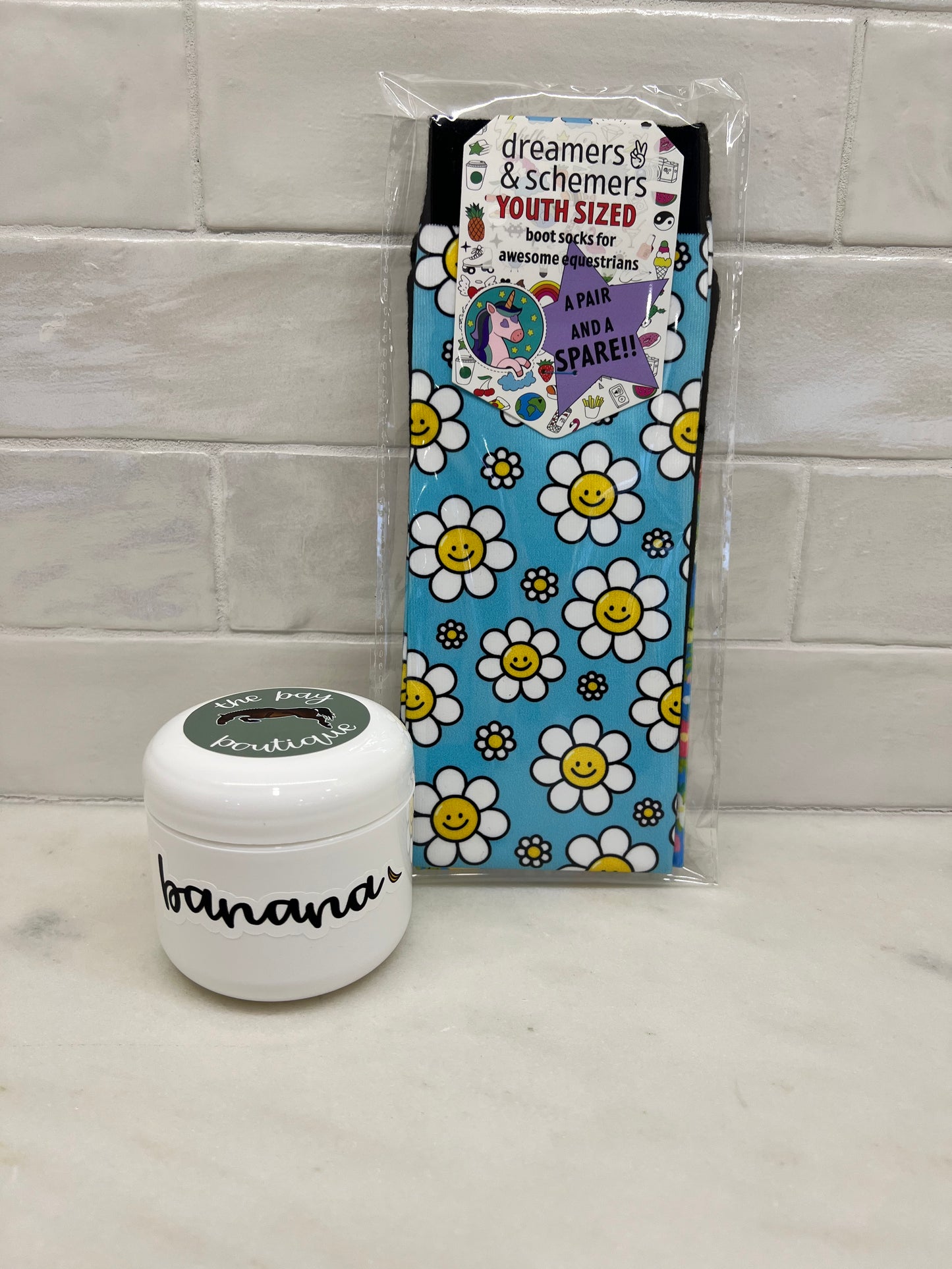 Banana Youth sock and balm set